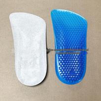 TPE 2CM Gel Height Increase Heel Pad - Soft, Shock-Absorbing Sports Insole Small 35-40 mėlyna