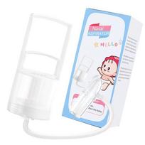 Baby Nasal Aspirator Powerful Hand Pump Nose Sucker Quiet Manual Nose Suctioners for Babies Baby Nasal Sucker Aspirator Snot white