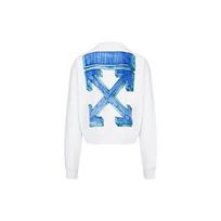 OFF WHITE Oversize Fit Marker Arrows Crewneck Sweatshirt OMBA035E20FLE0020145 L balta