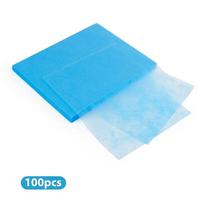 100Pcs Non-Woven Disposable Dust Filter Paper Nail Vacuum Filter Pad  Manicure Machine 100Pcs Blue white