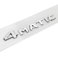 Automobilio galinis ženklelis Sparno šoninis lipdukas 4MATIC logotipas Mercedes Benz 2017-2023 W210 W211 R320 A140 A160 E55 E63 E180 CLA45 CLA CLK BQ7 sidabras