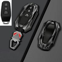 Aukščiausios kokybės cinko lydinio nuotolinio automobilio rakto dėklas Dangtelis Lygus paviršius Atsparus smūgiams skirtas A4L A6L Q5L A3 Q3 Q2L A5 A8 Q7 Automobilių dalys A6 gray