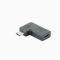90 Degree Type C to Micro USB OTG Adapter Multi-scene Use Fast Charging High Speed Data Transfer Converter for All Micro USB Devices A1