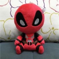 Mielas Kawaii 20cm X-menai Deadpool Filmo Pliušinė Lėlė Figūrėlė Žaislai Vaikams black
