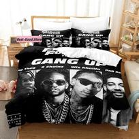 Rap YoungBoy Never Broke Again Beding Set Single Twin Print With Pilowcase Bed Soft Duvet Cover Single Double Quen Super King-Sized Dimensionsd 100*200cm Single black