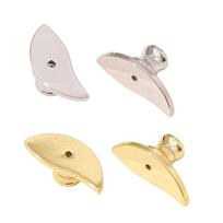 4 Pack Elegant Locking Earring Backs Moon Shape Ear Jewelry Accessories Earring Plugs Replacement Earrings Boosters balto aukso spalvos