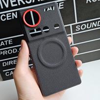 Magnetic Case For ZTE Nubia Z70 Ultra Case Magnets Nylon Woven Matte Leather Skin-friendly Cover For Nubia Z70S Ultra 5G Shell ZTE nubia Z70 Ultra juoda