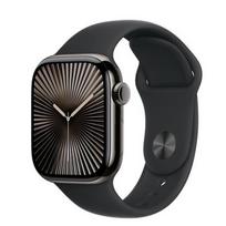 Apple Watch Series 10 4G 42mm Slate Titanium Case with Black Sports Armband S/M