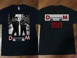 Depeche Mode Memento Mori World Tour 2023 Dates Double Sided Shirt Unisex T-Shirt XXXL black
