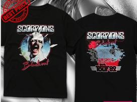 Scorpions Blackout North American Tour 82 T-Shirt Double Sided Size M