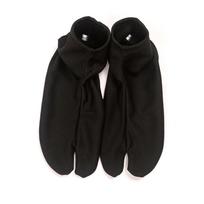 Japoniškos Tabi kojinės su atskirais pirštais vyrams ir moterims - Kimono baltos Geta Cosplay kojinės Size 42-43 (International 27-28) juoda