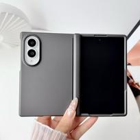 For Samsung Galaxy Z Fold 8 Wide Solid Color Phone Case Axis Hinge Protective For Galaxy Z Fold 8 PC Hard Shell Back Cover Galaxy Z Fold 8 Wide