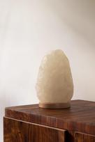 White salt lamp made of Kłodawa salt 2-3 kg