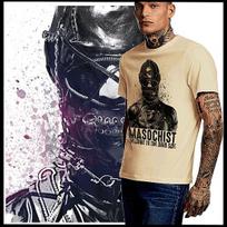 BDSM T-Shirt Bondage Sado Masochist DOM of pleasure Masked Gimp size S-2XL tee 3XL black