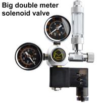 Akvariumo CO2 reguliatoriaus magnetinio solenoido rinkinys, atbulinis vožtuvas, žuvų rezervuaro priedai, CO2 valdymo sistema, reaktoriaus generatoriaus rinkinys W21.8 EU plug 220v gray