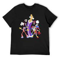 Cute Pomni, Ragatha, Gangle, Kinger, Zooble, Caines - the amazing circus T-Shirt vintage clothes mens t shirts top quality S juoda