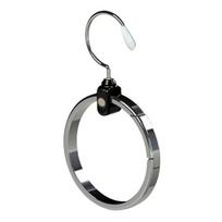 New Stainless Steel Clothes Hanger Space Saving Circle Closet Hanger Multipurpose Wardrobe Hanger šviesiai pilka spalva