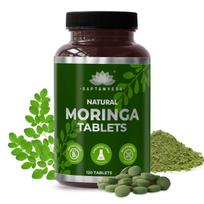 SAPTAMVEDA Moringa tabletės, Murajų lapų tabletės 120 tablečių, po 500 mg