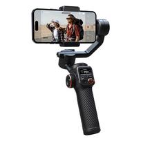 hohem iSteady M6 3-Axis Smartphone Gimbal Stabilizer Anti-shake Phone Vlog Gimbal 360degrees Rotatable Without Fill Light & AI Module black