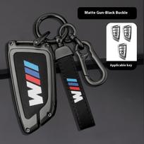 BMW M E39 E46 E60 E90 F25 F15 F10 F20 F30 F01 G05 G20 X1 X3 X5 Automobilio TPU Cinko Lydinio Raktų Dėklas Maišelis Automobilio Raktų Grandinėlė Metalinis Raktų Korpusas gray