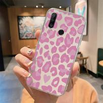 Telefono dėklas Huawei P30 P20 Lite Y6 Y7 P Smart 2019 Mate20 Lite Spalvotas leopardas Skaidrus Skaidrus Marmuro raštas Dinzauras Dangtelis Huawei Y6 2019 balta