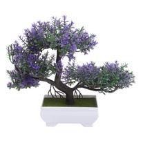Augalai Bonsai Trys Šakos Pušis Imituotas Augalas Namų Biuro Kambario Stalo Dekoracija Sodo Išdėstymas Ornamentai Bonsai Augalai Vazonuose black