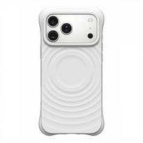 [New Color Launch] CA-Y Solid Color Ripple Case / Mirror Phone Case MagSafe Compatible Compatible iPhone 17 white