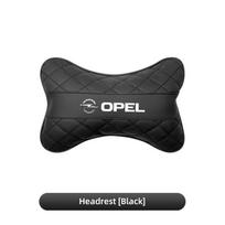 Car Seat Neck Pillow Headrest Lumbar Waist Support Cushion For Opel Astra Grandland Corsa Mokka Frontera Insignia Zafira Vivaro Nz4 black