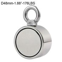 D48/60/94 mm dvipusis apvalus neodimio kilpinis gelbėjimo magneto įranga 60mm white