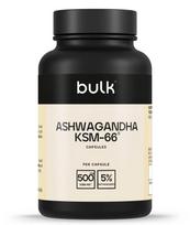 Ashwagandha KSM-66® (500 mg) – adaptogenas streso valdymui | Bulk™ - 30-kapsuliu