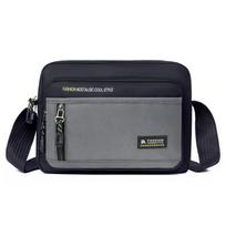 Men's Leisure Large Capacity Shoulder Bag New Light and Simple Messenger Bag Business Travel Portable Briefcase. black