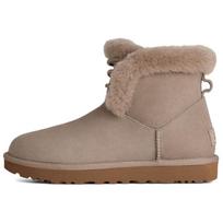 UGG Classic Mini Sheepskin Warm Versatile Vintage Short Snow Boots Women boots 1174576-CBBLG 38 gray