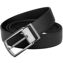 Samsonite Men's Leather Pin Buckle Belt 120cm juoda