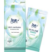 JIEROU Green Tea Disinfecting Wet Wipes white