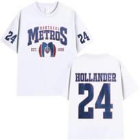 Heated Rivalry Shane Hollander 24 Montreal Metros T-shirt Men Women Clothing Casual Cotton Oversized Short Sleeves T Shirts Tops S juoda