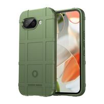 For Pixel 9a Phone Case,Rugged Silicone TPU Bumper Armor Shockproof Thick Shield Solid Case For Google Pixel 9A tpu&Case&Google Pixel 9a beige