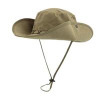 Women's Bucket Hat Cowboy Hat 10cm Wide Brim Fisherman Cap Sunscreen Summer Outdoor Fishing Hiking Sun Hat Retro Windproof Bob 55-58cm žalia
