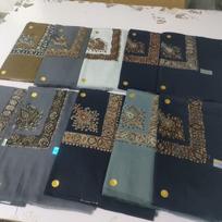 Jemenietiškas Omanietiškas Maldos Arabiškas Skara Hijabas 50x50 colių Vilnos Akrilo Vyriškas Gėlių Siuvinėjimo Pashmina Keffiyeh Shemagh Sandėlyje black