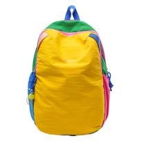 Dopamine Contrast Casual Backpack Outdoor Sports Mountaineering Hiking Tower Large Capacity Backpack single pack yellow