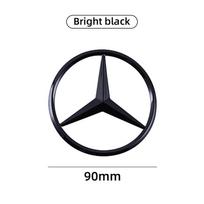 Skirta Mercedes Benz 9cm ABS Automobilio Galinė Lipdukas Kamieno Emblema Lipdukas Skirta Mercedes Benz S320 W164 W203 W204 W168 C180 E320 A200 CLA CLK CLS ML1 black