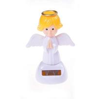 Car Decor Eco Friendly Bobble Head Doll Solar Swinging Angel Dancing Flip Dolls Shaking Head Dolls balta