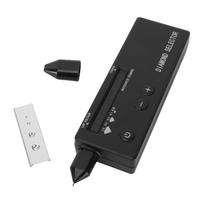 Gemstone Tester USB Rechargeable Portable Gem Checker Accurate Thermal Conductivity Jewelry Detector black