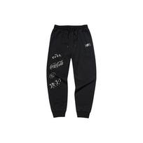 Anta X Coca-Cola Co-Branded Life Series Print Loose-Fit Jogger Pants Men Bottoms Black 952139741-2 M black