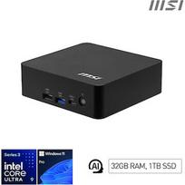 MSI Cubi NUC AI+ 3MG-002EU WIN11PRO/Core Ultra 9 386H/32GB/1TB/UHD/Black Cubi NUC AI+ 3MG-002EU