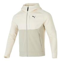 PUMA Fashionable Comfortable Warm Loose Jacket Men jackets Beige 631833-87 S white