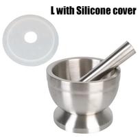 Spice Pill Mixing Grinding Crusher Bowl Garlic Herbs Coffee Crusher Mortar Pestle Grinding Set Pesto Powder Grinder