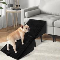 Reusable Split Ottoman Dog Ramp Folding Dog Ramp Ottoman Multifunctional Lightweight Pet Step for Home Bed Sofa Couch Car 11.81x11.81x7.87inch tamsiai pilka spalva