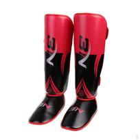 Guards Shin Leg Gear For Kick Boxing boxeo en tailandia Thai raudona