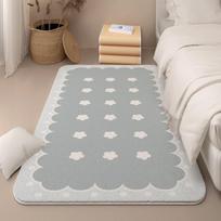 Bedroom Bedside Carpet Home Cooling Foot Mat Window Sill Drifting Window Mat Sofa Floor Mat Carpet 40*120cm white