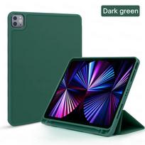 For iPad Air 11 Case iPad 10th Generation 11th A16 9th Cover Gen iPad Pro11 4 5 10.9in 12.9 M2 M3 M4 Pencil Holder Case iPad Mini 6 7 tamsiai žalia spalva